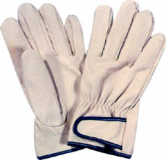 Piggrain Leather Driver Gloves