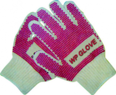 custom cotton cheap working gloves PVC dotted gloves garden gloves