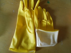 PVC dipped with sandy finish gloves