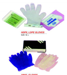  HDPE,LDPE GLOVES/VINYL GLOVES